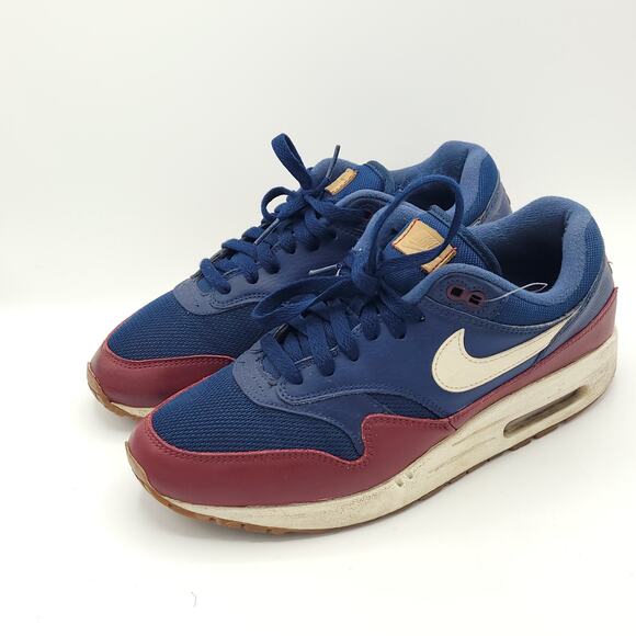 Nike Air Max 1 Navy Team Red Men's Size 8.5 - Picture 1 of 9